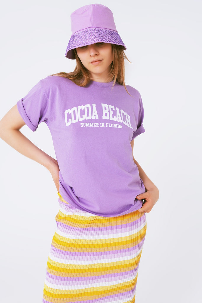Q2 purple t-shirt cocoa beach florida